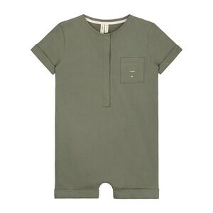 Gray Label Short Leg Green Short Sleeve Romper 3-4 Years
